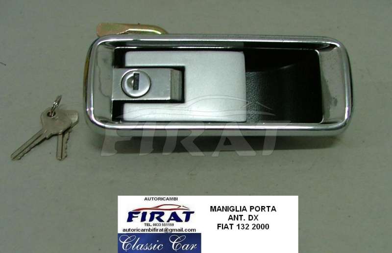 MANIGLIA PORTA + CHIUSURA BAULE FIAT 127 - 128